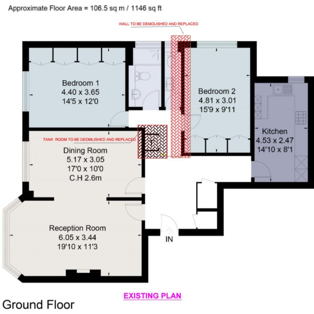 EXITING FLOOR PLAN EXITING FLOOR PLAN