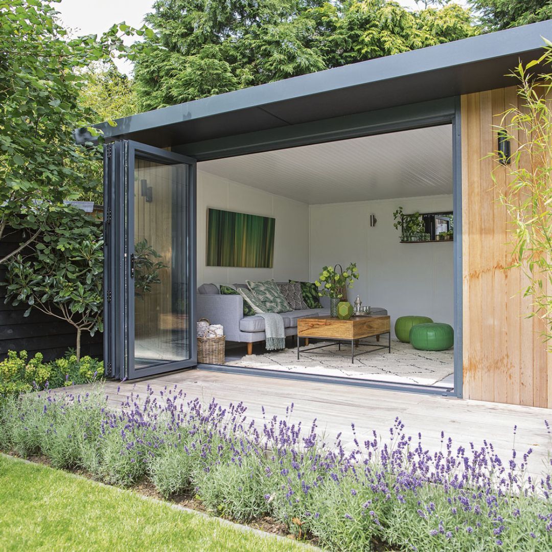 Rear garden extension with modern windows and abundant daylight