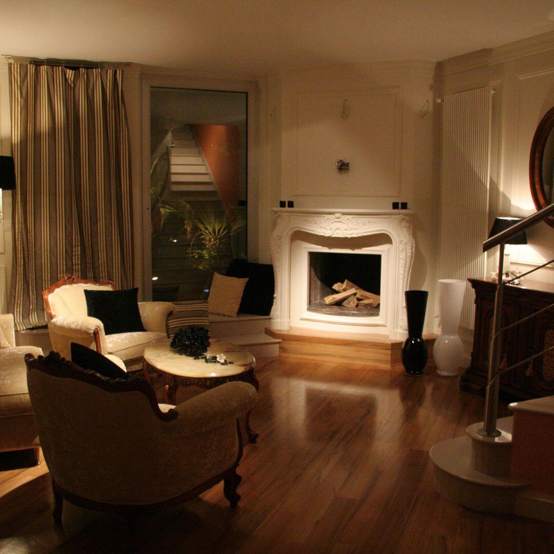 Final view of completed residential interior renovation in South West London